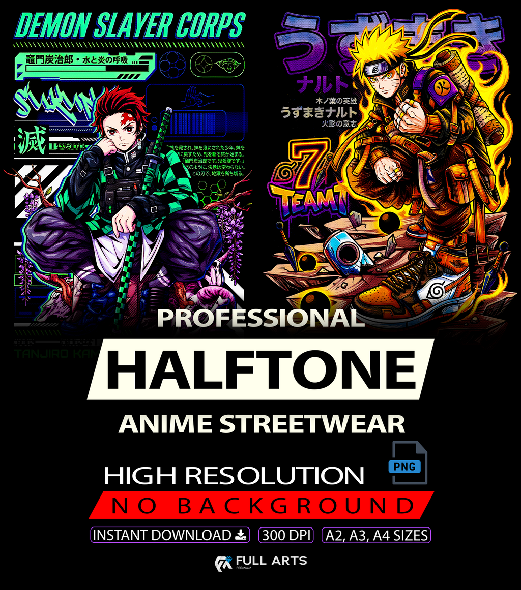 Pack Anime Streetwear Series