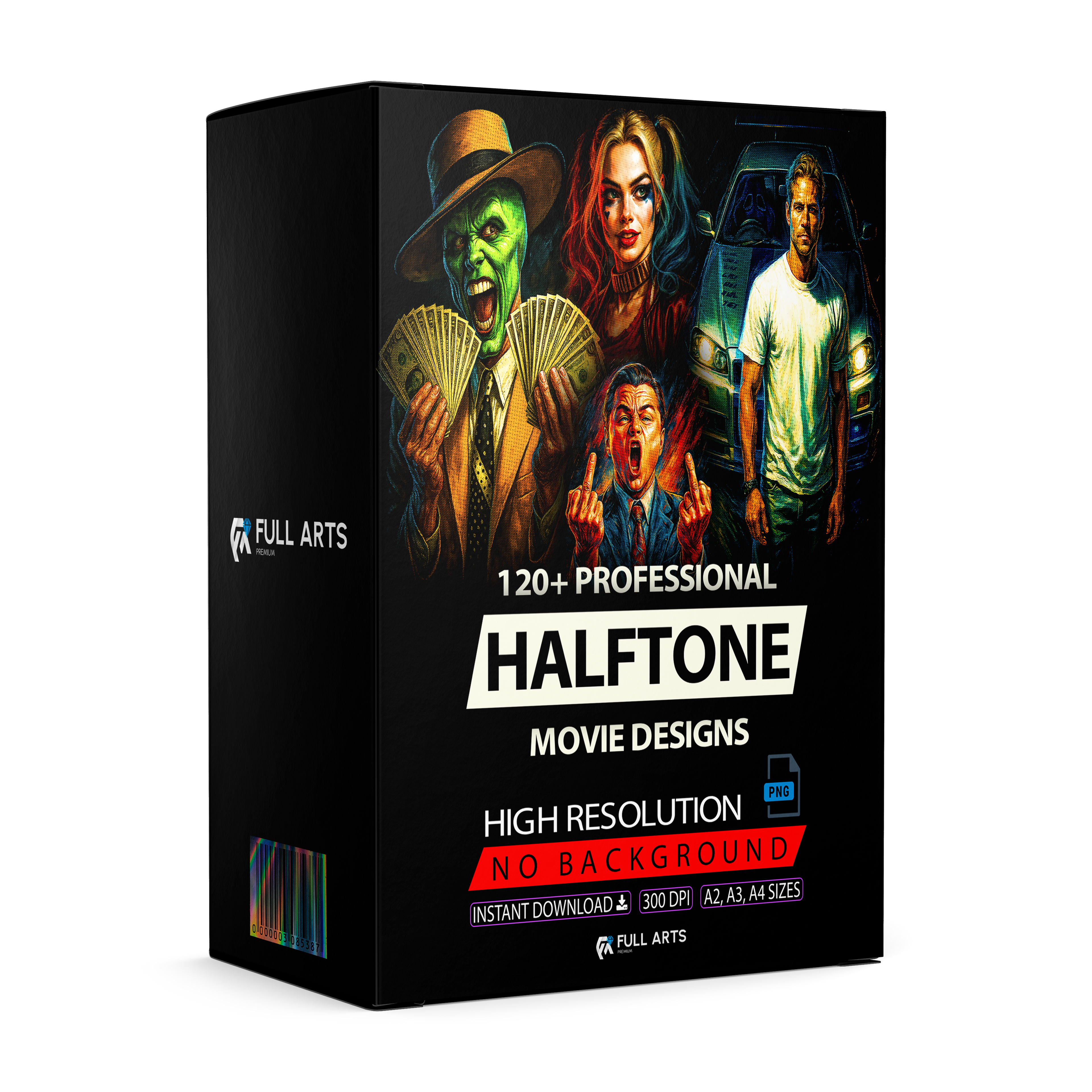 Pack 120+ Halftone Movie Designs