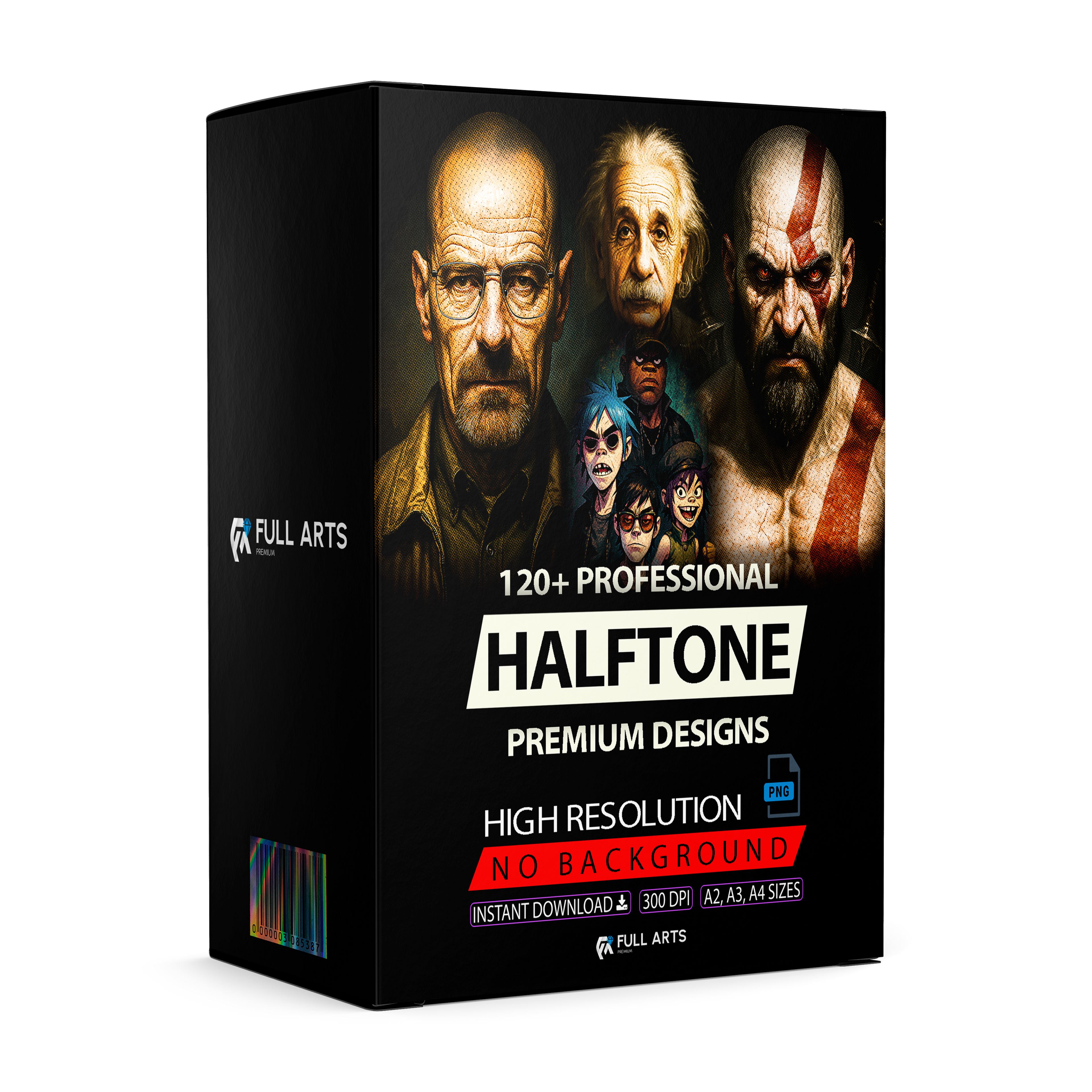 Pack 120+ Halftone Premium Designs