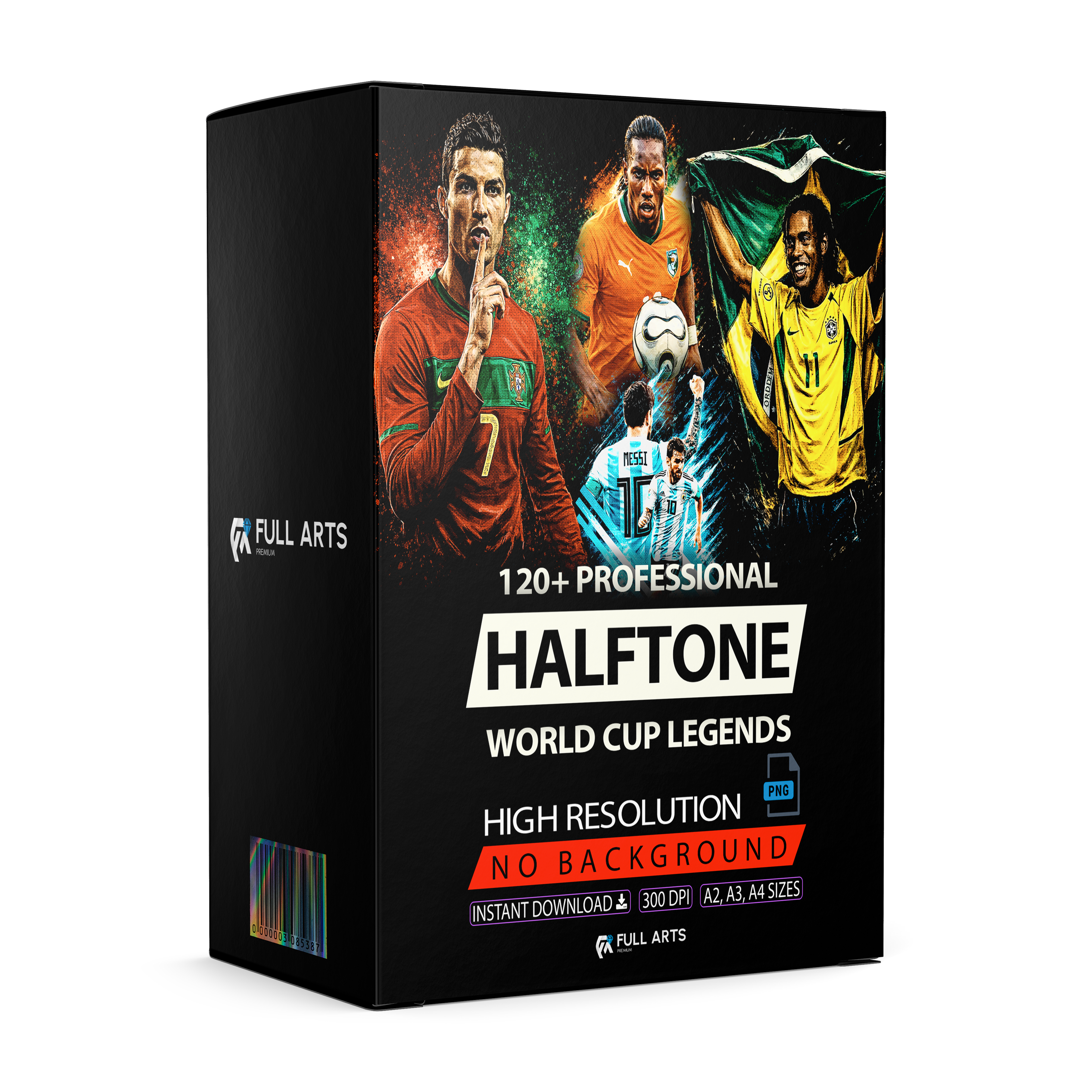 Pack 120+ Halftone Cup Legends Designs