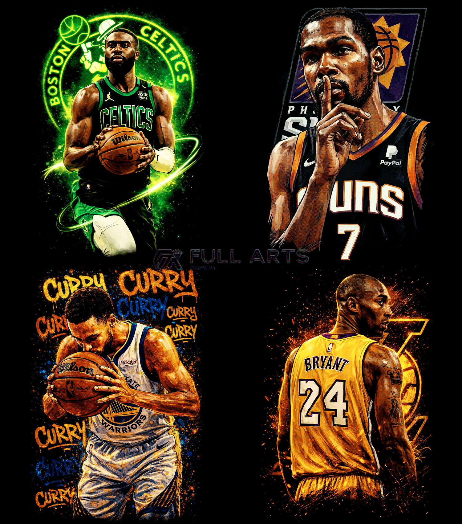 Pack 75+ Halftone NBA Legends Designs