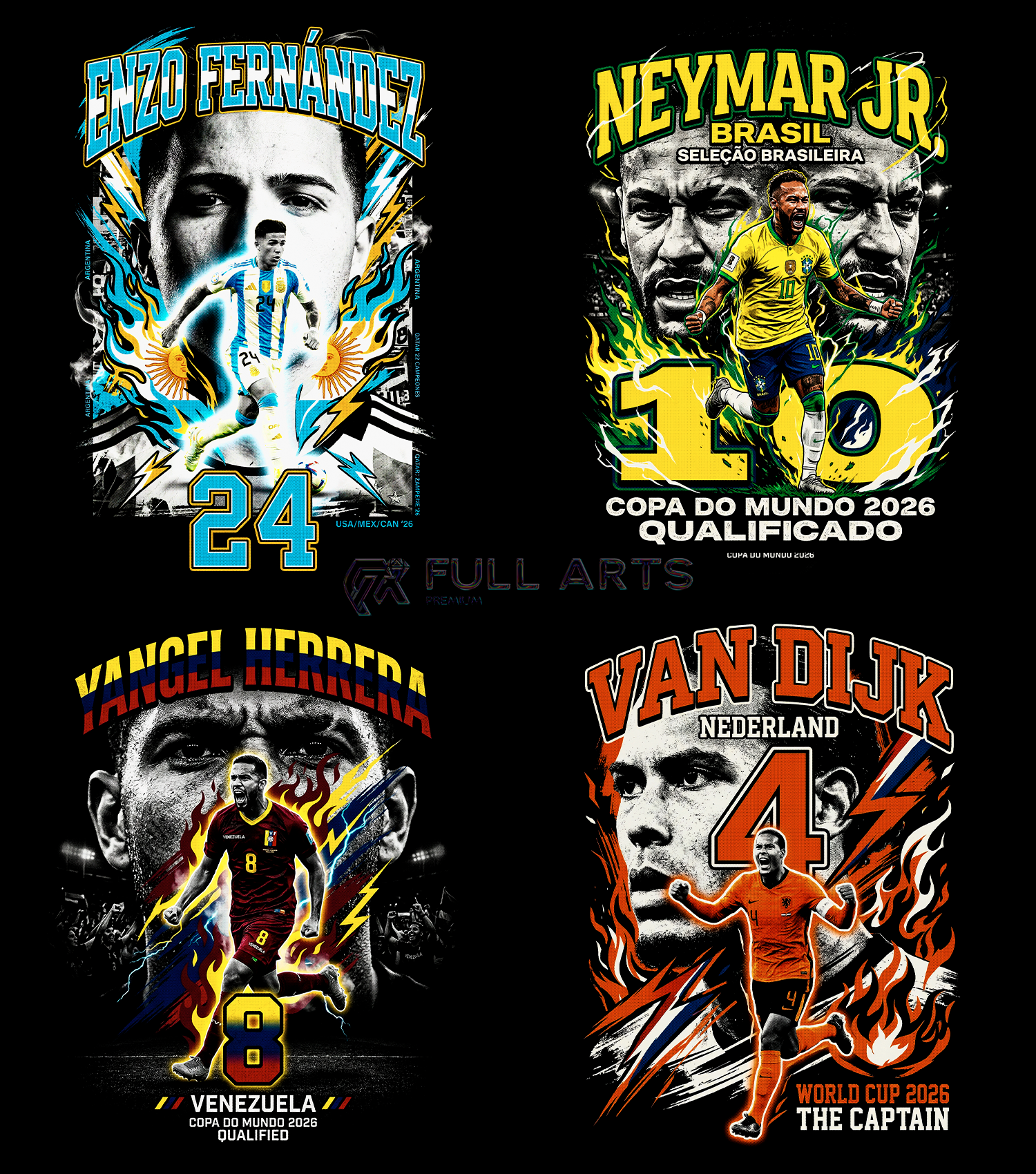 Pack 150 Halftone Cup Bootleg Stars Designs