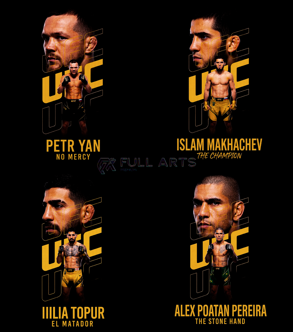 Pack 115 Halftone MMA Collage Designs