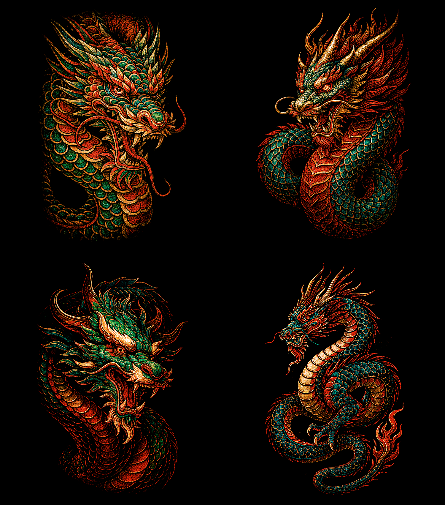 Dragon Pack 60+ Halftone Designs