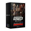 Skull Pack VOL.2 90+ Halftone Designs