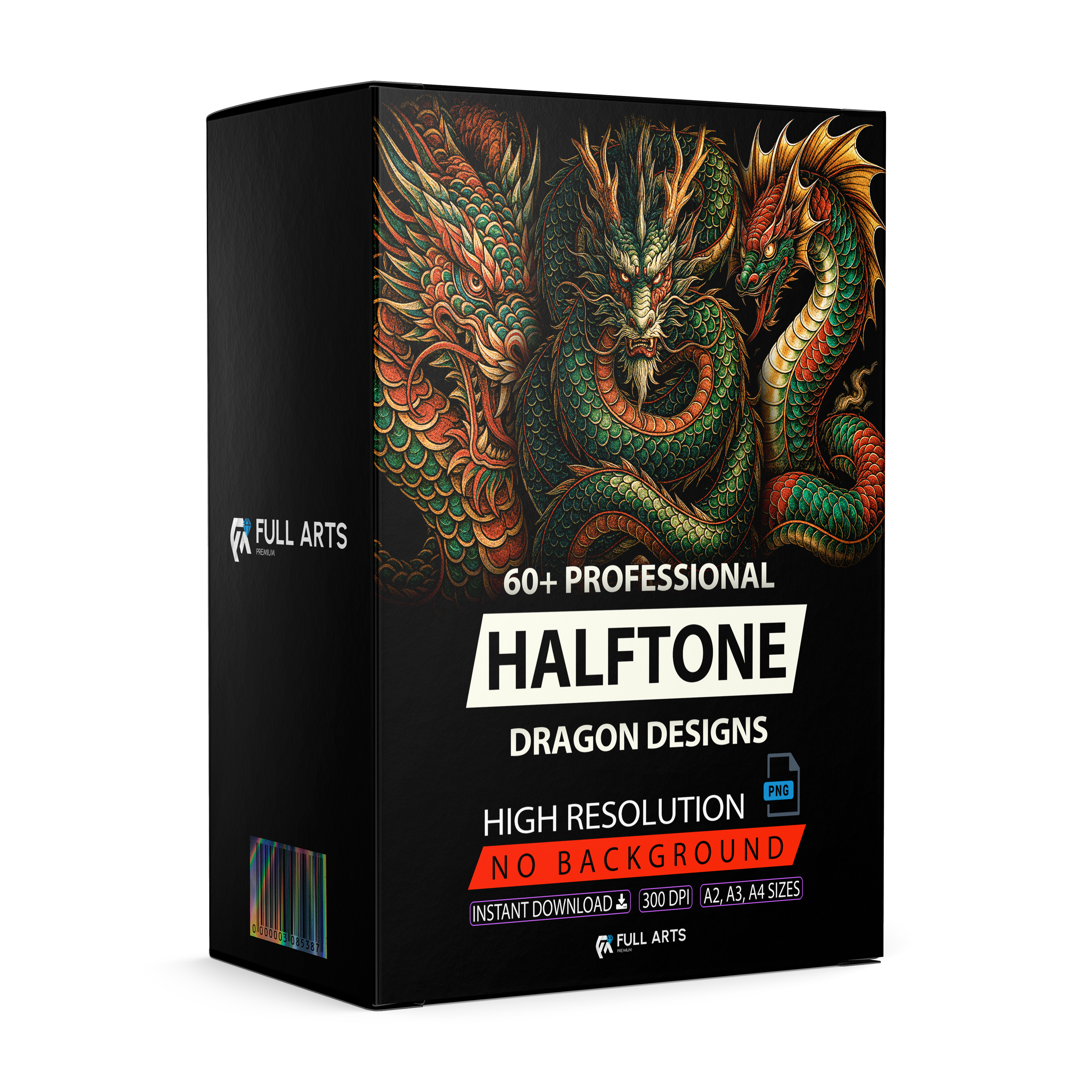 Dragon Pack 60+ Halftone Designs