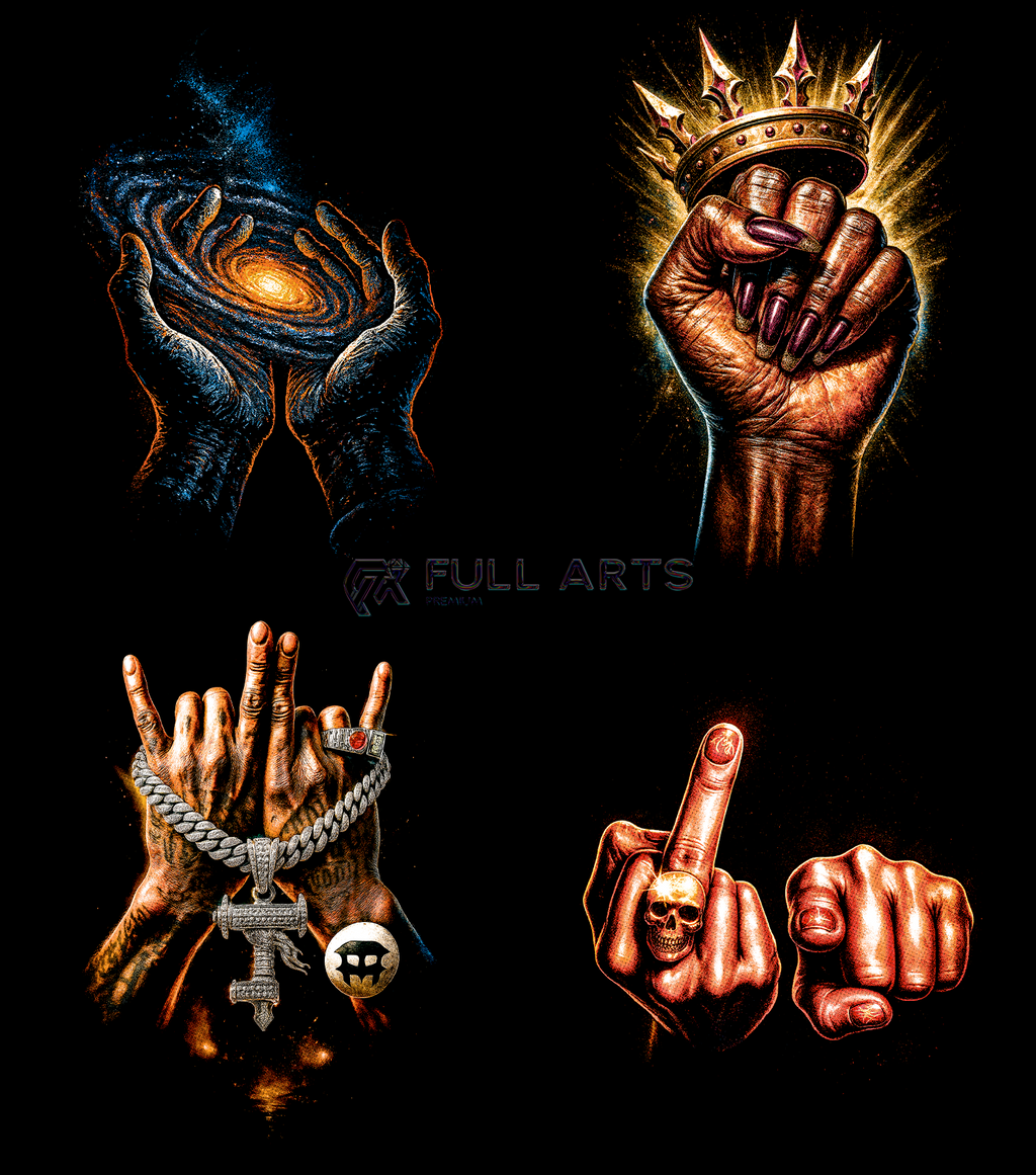 Streetwear Hand 70+ Halftone Designs