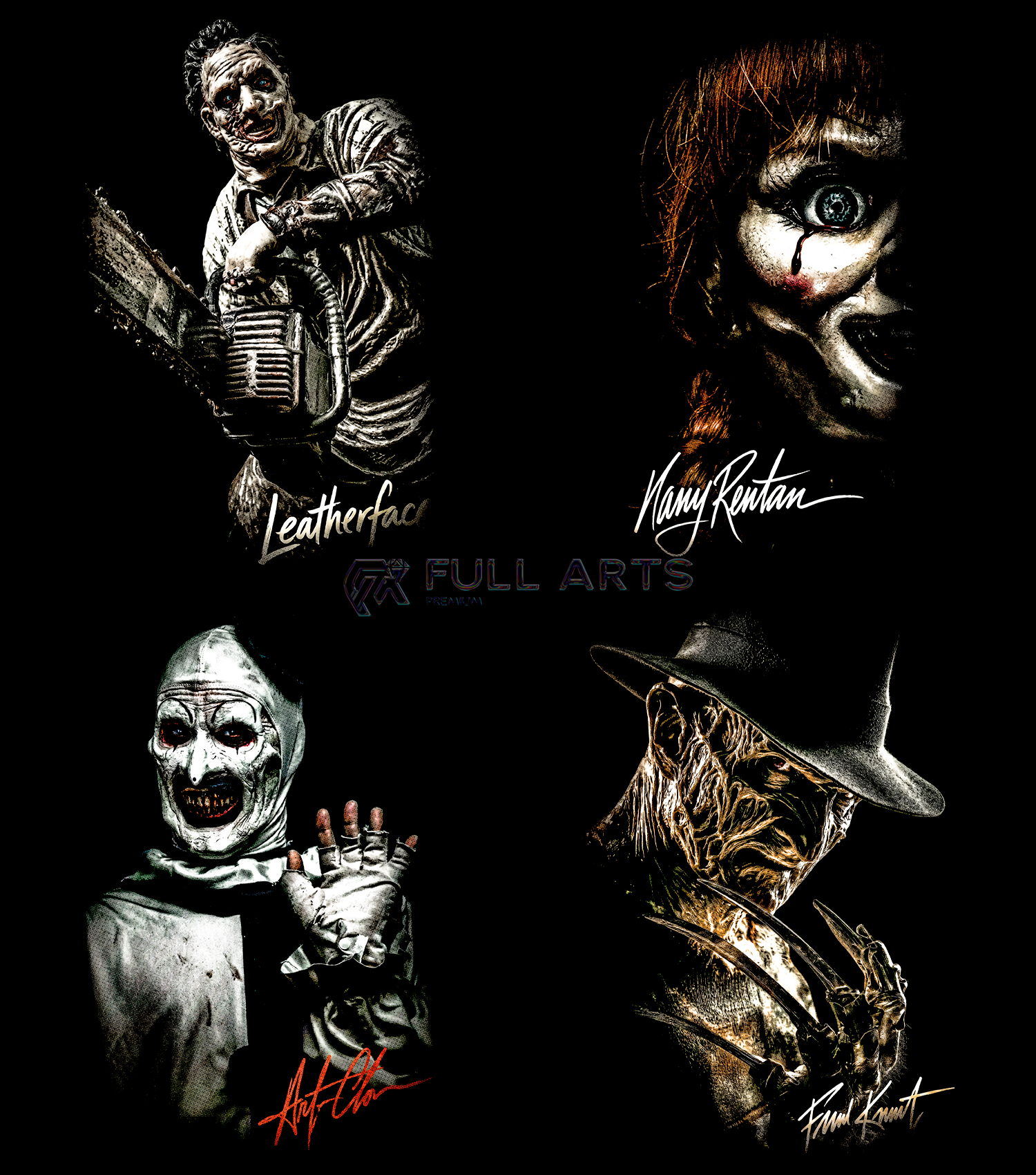 Horror Movie Pack 100+ Halftone Designs