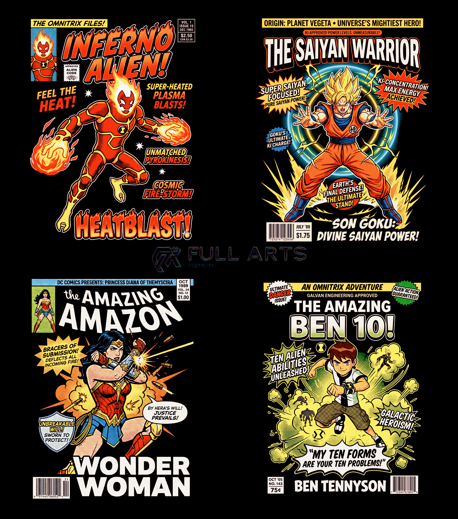 150 Comic Book Cover Halftone Designs