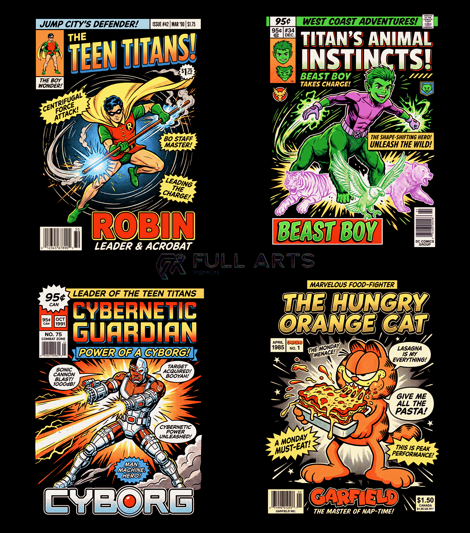150 Comic Book Cover Halftone Designs