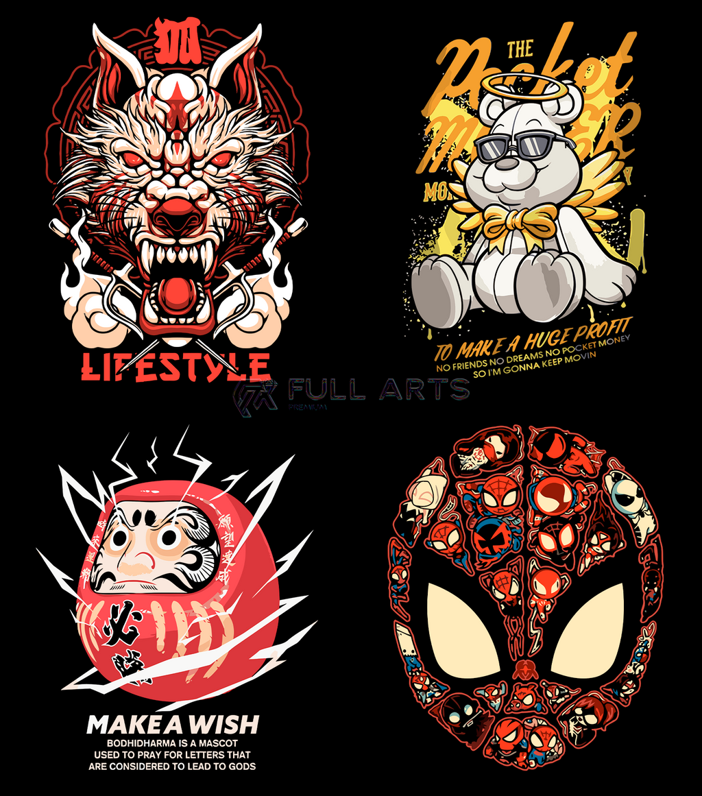 Streetwear Pack VOL.1 PNG + .AI Files