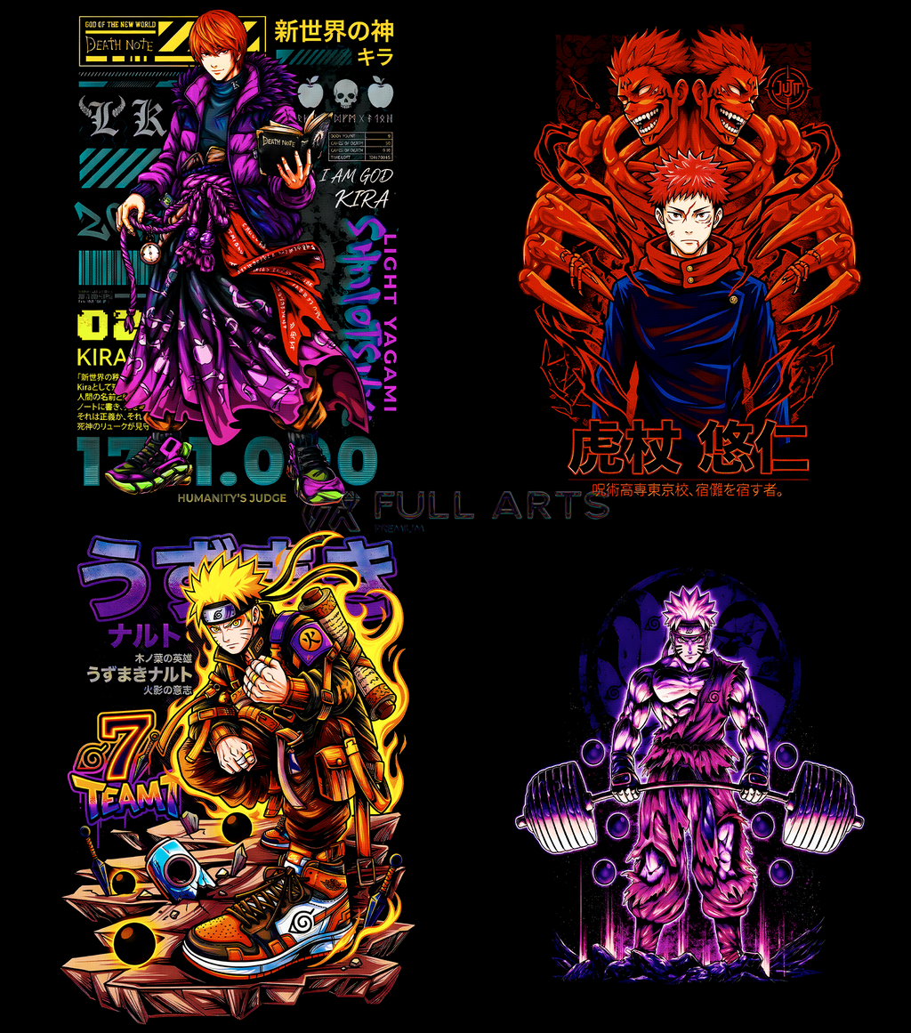 Pack Anime Streetwear Series