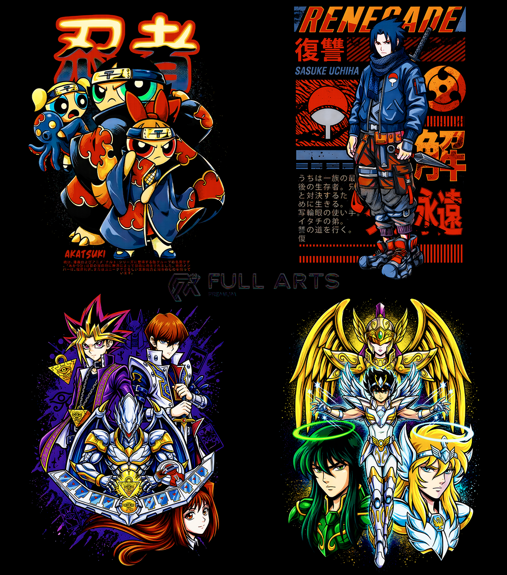 Pack Anime Streetwear Series