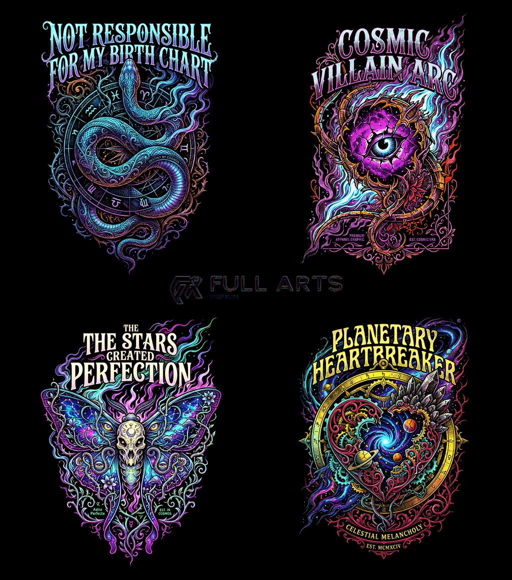 Zodiac Pack 120+ Halftone Designs