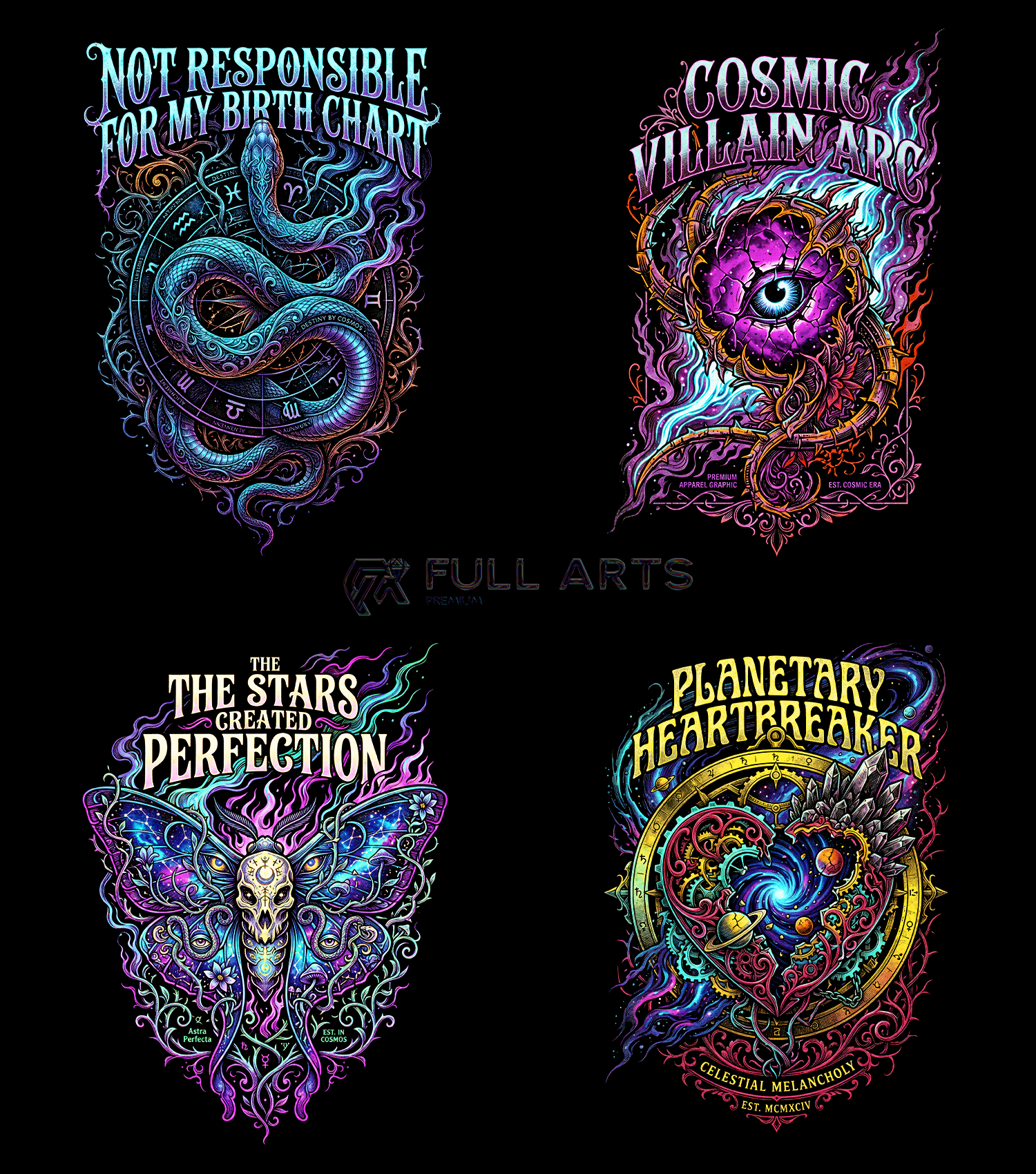 Zodiac Pack 120+ Halftone Designs